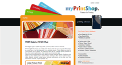 Desktop Screenshot of myprintshop.ro