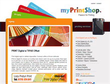 Tablet Screenshot of myprintshop.ro